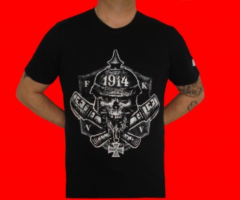 1914 &quot;Picket Skull&quot; T-Shirt Größe L