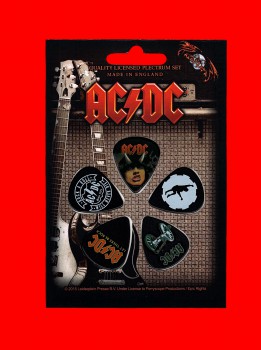 AC/DC "Let There Be Rock" Plectren Set