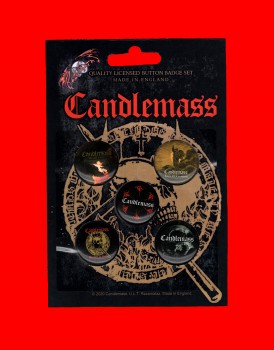 Candlemass "The Door To Doom" Button Set