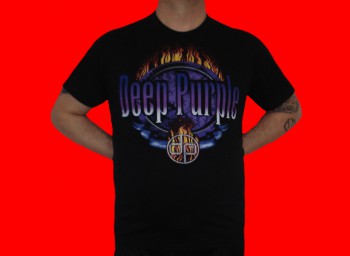 Deep Purple &quot;Flames&quot; T-Shirt Größe M