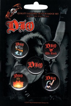 DIO "We Rock" Button Pack