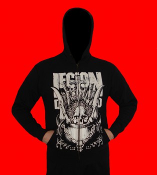 Legion Of The Damned &quot;Widows Breed&quot; Zip Hoodie Größe M