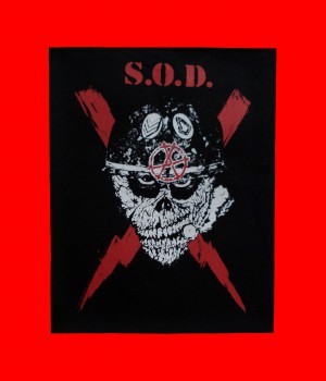 S.O.D. "Scrawled Lightning" Backpatch