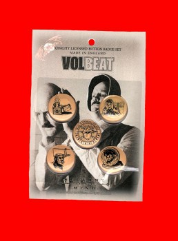 Volbeat "Servant Of The Mind" Button Set