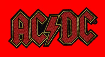 AC/DC "Logo Cut Out Rot" Patch