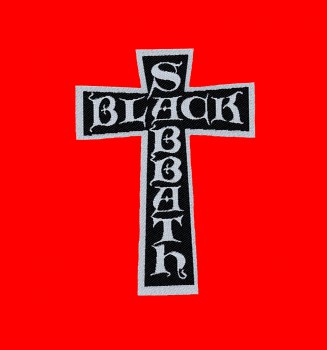 Black Sabbath "Cross Logo Cut Out" Patch