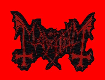 Mayhem "Logo Rot Cut Out"Patch