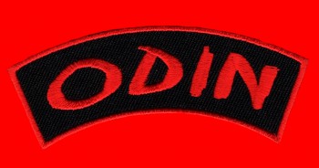 Odin "Banner Schwarz/Rot Groß" Patch