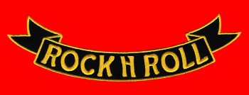 "Rock N Roll" Groß Patch