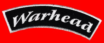 "Warhead" Banner S/W  Patch