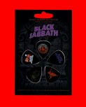 Black Sabbath "Purple Logo" Plectren Set