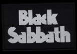 Black Sabbath "Logo Weiß" Patch