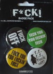 "Fuck" Button Pack