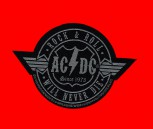 AC/DC "Rock`N`Roll Will Never Die Cut Out" Patch
