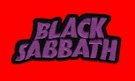 Black Sabbath "Logo Cut Out Lila" Patch