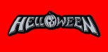 Helloween "Logo weiß Cut Out" Patch