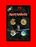 Iron Maiden "The Faces Of Eddie" Button Set