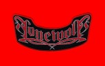 Lonewolf "Banner Logo schwarz-rot" Patch