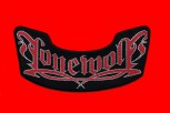 Lonewolf "Banner Logo schwarz" Patch