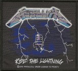Metallica "Ride The Lightning" Patch