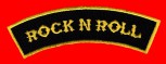 Rock `N` Roll "Banner Gelb/Schwarz" Patch