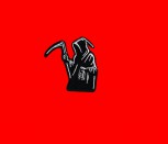 "Sensenmann Laterne" Patch