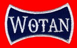 "Wotan" Blau/Weiß Banner Patch